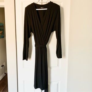 Reitmans Black Wrap Dress